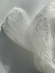 Cathedral length wedding veil with bespoke stitch appliqued embroidered horses-COMING SOON